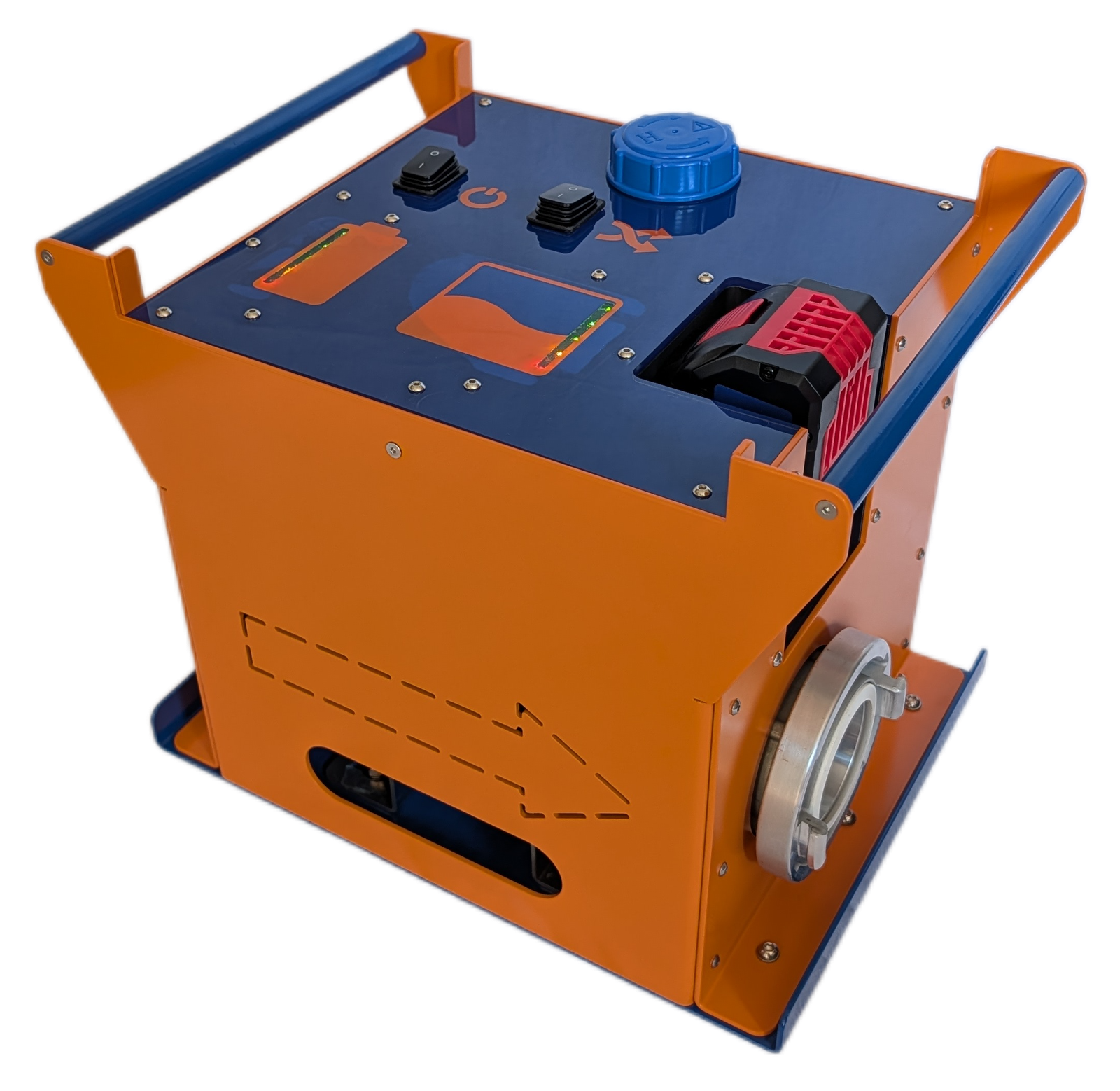 WetTron Technologiedemonstrator in der Schrägansicht